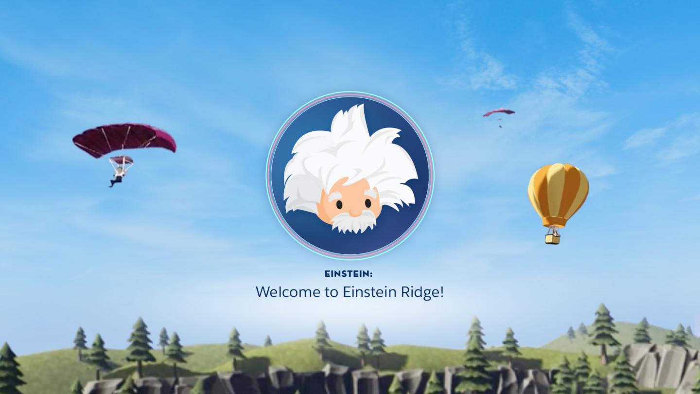 Welcome to Einstein Ridge title screen
