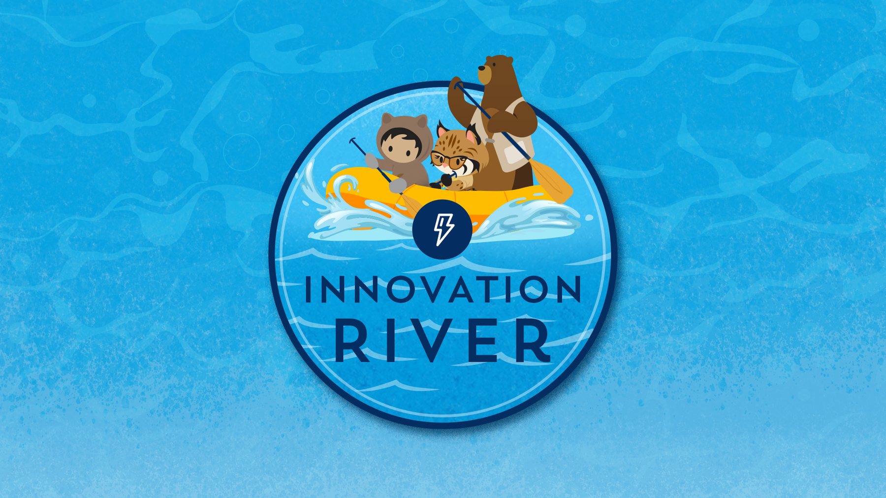 Partner campsite scene, logo variant K